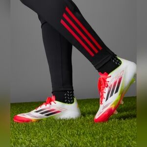 NWOB Adidas F150 ELITE FG  Soccer Cleats Boots White/Solar IE1206 Men's US 13